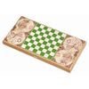 GamesDealer / Backgammon + Checkers Tula "Antique World Map" large