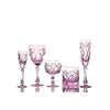 Гусевской Хрустальный завод / Set of crystal glasses for cognac pink 6 pieces