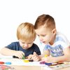 JOVI / Curly wax crayons, 10 colors, for kids, cardboard box