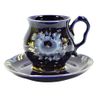 Гжельский Фарфоровый завод / Tea pair Rhapsody blue cobalt paints gold