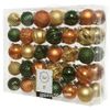 Kaemingk / Set of plastic balls Mystery of the maple grove, 6-7 cm, 60 pcs