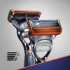 GILLETTE / Razor "FUSION Power", razor with 1 cartridge, for men