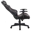 Sedia computer BRABIX "GT Racer GM-100", due cuscini, tessuto, ecopelle, nero/marrone