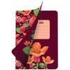 BRAUBERG / Notebook 60 l. in line SoftTouch cover, beige paper 70 g / m2, stitching, B5 (179x250 mm), POMEGRANATE / 4 pcs.
