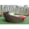 Outdoor poly fabric sofa