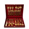 Золотая Хохлома / Cutlery set "Gold of Russia", 24 items