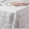 Крестецкая строчка / Linen tablecloth with hand embroidery