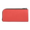 Purse women's FABULA "Friends", 200h110 mm, genuine leather, zipper, embossed, grapefruit