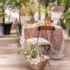 Kaemingk / Fabric tablecloth on the table La Rochelle 80 * 80 cm