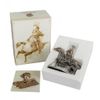 Figurine cast "Warrior on a horse"
