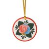 Волховская роспись / Volkhov painting / Interior pendant decoration "Volkhov rose tree No. 4"