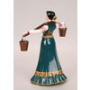 Vernissage of History / Small figurine of a Cossack girl with a yoke (hand-painted)