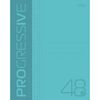 HATBER / Notebook А5 48 p. bracket, cage, plastic cover, PROGRESSIVE Turquoise / 10 pcs.
