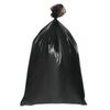 ЛЮБАША / Garbage bags 120 l, black on a roll 10 pcs., LDPE, 20 microns, 67x100 cm (± 5%), economy