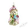Holiday Classics / Christmas toy "Teddy bear in a pink beret", 6 pcs