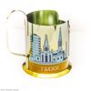 Zirconia cup holder with crystal glass in a box