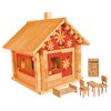 Пелси / Constructor "Hut teremok with furniture and painting", 95 elements