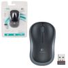 LOGITECH / Wireless mouse M185, 2 buttons + 1 wheel-button, optical, black-gray