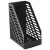 A vertical tray for paper, increased width (mm 250х160х300), STAMM "XXL", polypropylene, black