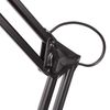 TransVit / Table lamp "Delta 1", clamp, fluorescent, 11 W, black, height 70 cm, G23