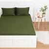 Этель / Fitted sheet 180 * 200 * 25 cm, coniferous, 100% cotton, mako-satin, 125 g / m²