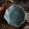 Антикварня / Antique / Deep plate "Emerald Forest"