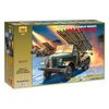 ZVEZDA / Prefabricated model Soviet rocket launcher "Katyusha"