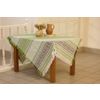 Тканые узоры / Tablecloth "Young Lady-Peasant", embroidery color: green, beige, 150x133