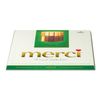 MERCI / Assorted chocolates of chocolate with almonds, cardboard box 250 g