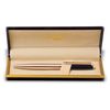 Penna a sfera regalo GALANT "Black Melbourne", corpo oro e nero, dettagli color oro, pennino 0,7 mm, blu