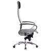 Office chair METTA "SAMURAI" S-1 gray, heavy-duty mesh fabric