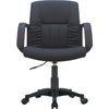 Armchair BRABIX "Hit MG-300", with armrests, eco-leather, black