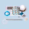 A set of creative new year's ball sequins Silver, 7 inches
