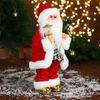 Зимнее волшебство / Doll "Santa Claus in a sweater and a shiny coat with white fur"