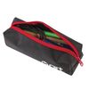 Pencil case, cosmetic bag, polyester coated, Art, black, 20х6х5 cm