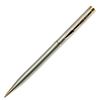Gift ball pen Pierre Cardin "Gamme", chassis in silver, brass, gold details, blue
