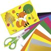 Carton couleur A4 non couché (mat), MAGIC, 10 feuilles de 10 couleurs, dans une chemise, PIFAGOR, 200x290 mm, "Fox"