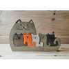 Holzpuzzle "Katze mit Kätzchen"