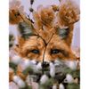 Опт-картина / Malen nach Zahlen 40x50 Fuchs und Blumen