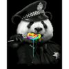 Опт-картина / Peinture par numéros 40x50 Panda avec bonbons