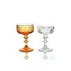 Гусевской Хрустальный завод / Crystal vase for cream "Gourmet" amber