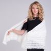 Оренбургский Пуховый Платок / White Downy Shawl "Snow Rhapsody"
