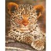 Опт-картина / Diamantmosaik, 40x50, quadratische Strasssteine Jaguar Baby