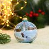 Сималенд / Quả bóng Giáng sinh "Christmas in the village", d-8 cm