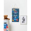 Этель / Textile pocket "Super hero", 3 compartments, 26x50 cm, waterproof
