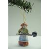 Ярославская майолика / Christmas tree toy "Hostess with a grip"