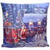 Kaemingk / Christmas glowing pillow Christmas Surprises from Santa 45 * 45 cm battery operated