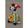 Дымковская глиняная игрушка / Whistle "Goat with red horns"