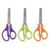 BRAUBERG scissors, 130 mm, ergonomic handle, carton packing with hanger, assorted