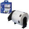 BROTHER DK11209 label printer cartridge, 62 mm x 29 m, black font, white background, 800 labels per roll